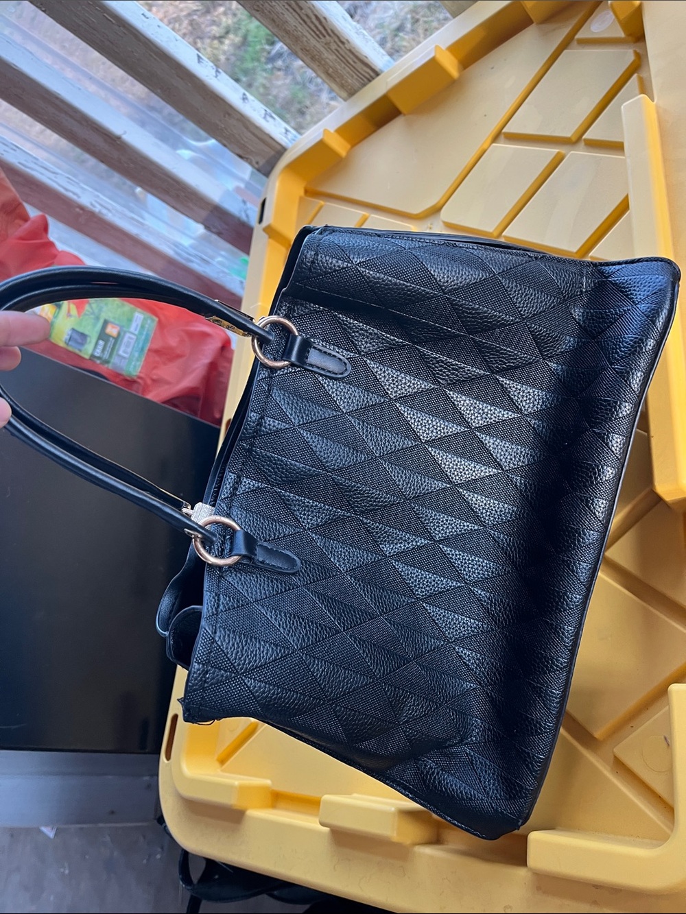 Black bag unknown label